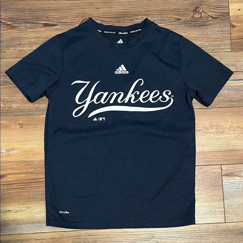 Adidas Kids Navy Yankees Tee